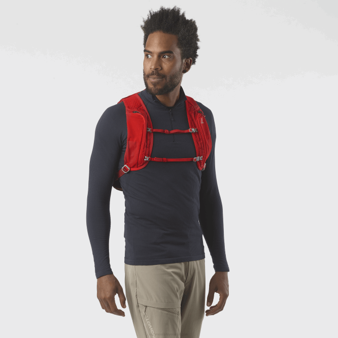 SalomonLF4H381 erkek yürüyüş çantası - xt 6 goji berry/kök kahverengi