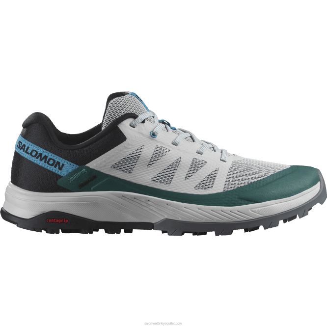 SalomonLF4H23 erkek yürüyüş ayakkabısı - outrise ay kayası/siyah/Cezayir mavisi