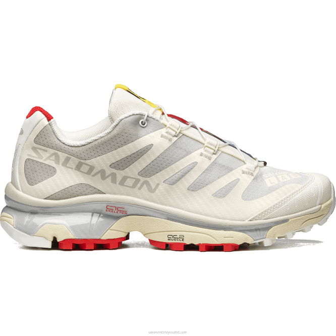 SalomonLF4H64 erkek spor ayakkabı - xt-4 og vanilyalı buz/ateş kırmızısı/beyaz