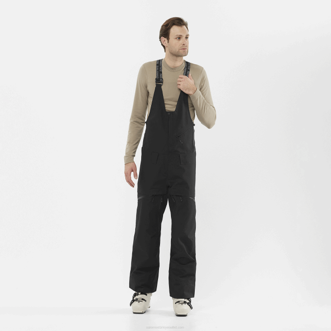 SalomonLF4H258 erkek pantolonu - duruş koyu siyah