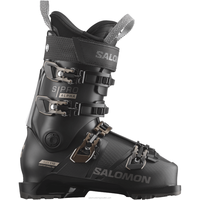 SalomonLF4H1237 erkek pist botu - s/pro alpha 110 siyah/titanyum metal