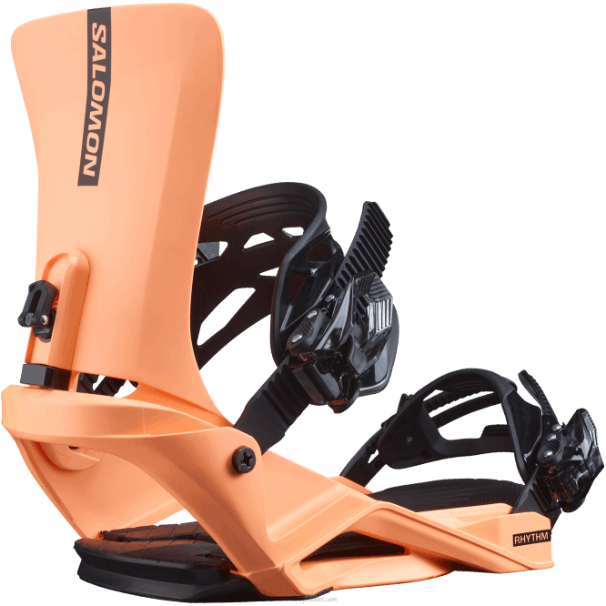 SalomonLF4H605 erkek snowboard bağlamaları - ritim neon turuncu