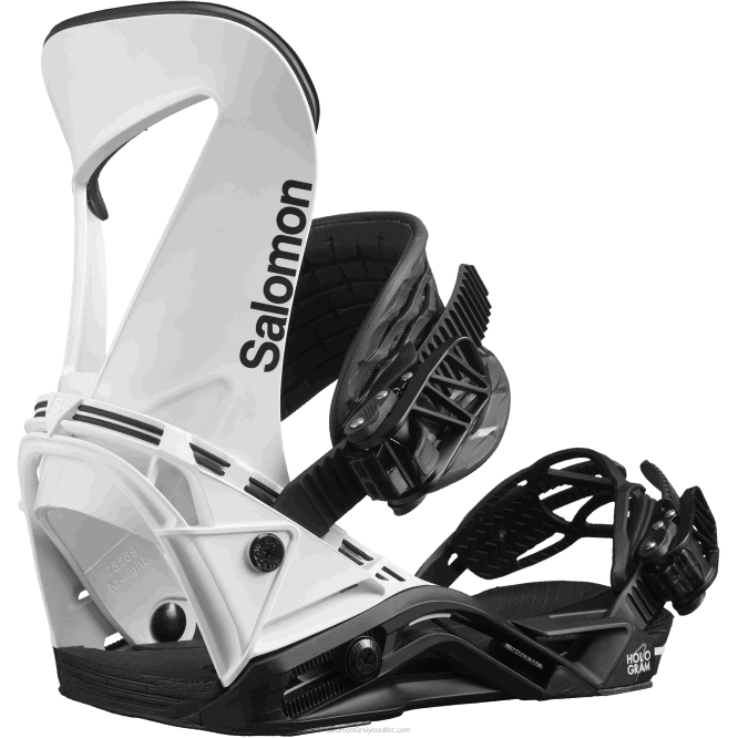 SalomonLF4H615 erkek snowboard bağlamaları - hologram siyah beyaz