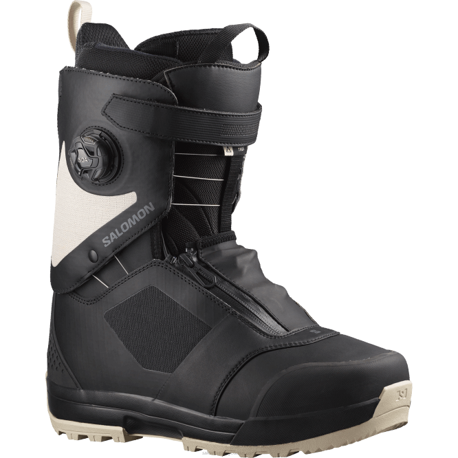 SalomonLF4H580 erkek snowboard botu - trek siyah beyaz
