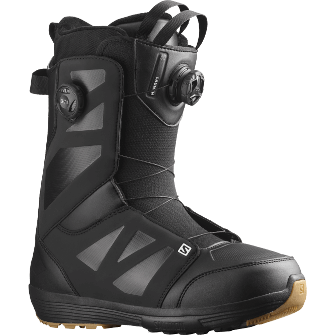 SalomonLF4H589 erkek snowboard botu - launch boa sj boa siyah beyaz