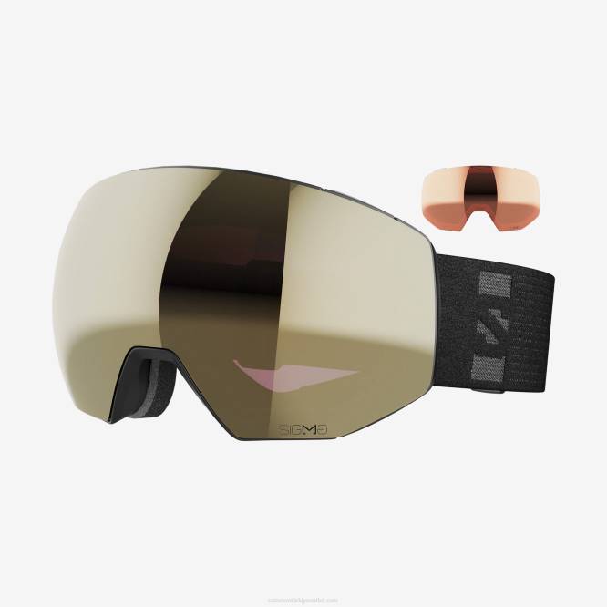 SalomonLF4H672 erkek gözlüğü - radyum prime sigma (ve ekstra lens) siyah