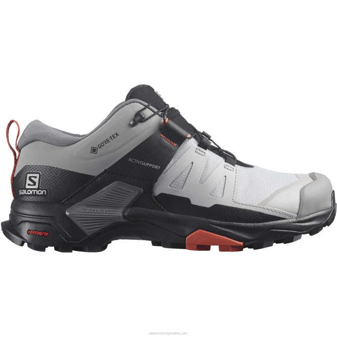 SalomonLF4H739 kadın yürüyüş ayakkabısı - x ultra 4 geniş gore-tex alaşım/sessiz gölge/yanmış sienna