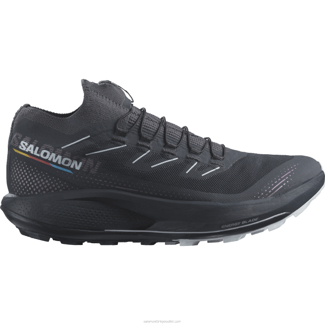 SalomonLF4H1493 Kadın arazi koşu ayakkabısı - pulsar trail pro 2 karbon/orkide çiçeği/kutup buzu