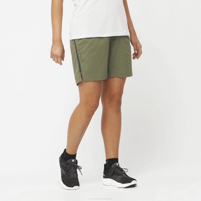 SalomonLF4H1173 kadın şortu - runlife üzüm yaprağı