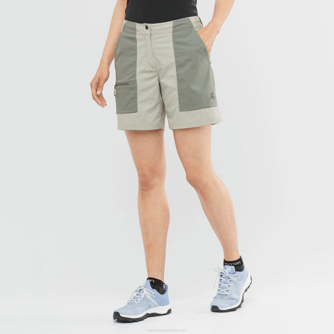 SalomonLF4H958 kadın şortu - outrack dövme demir/sedona adaçayı
