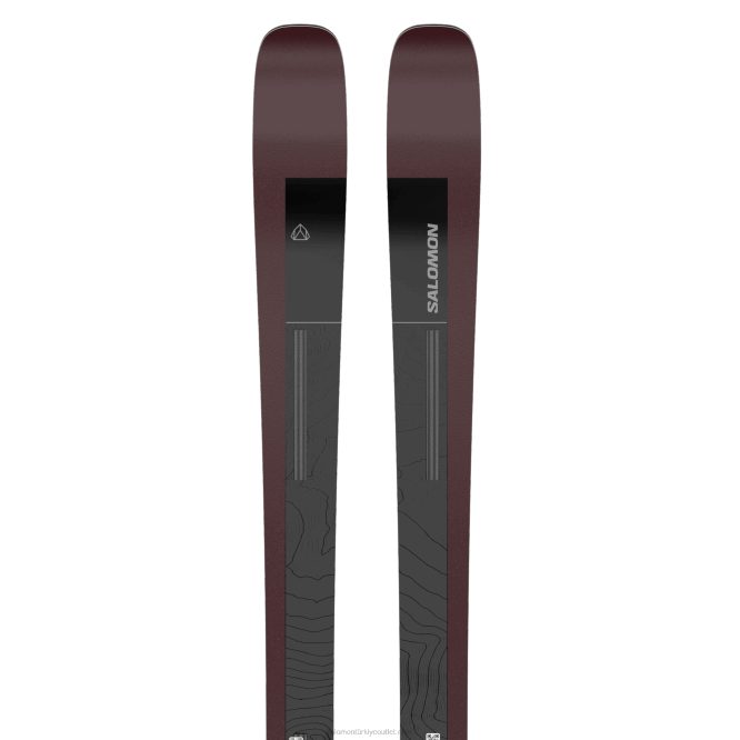 SalomonLF4H1007 bayanlar tüm dağ kayağı - duruş 90 siyah/metalik bordo