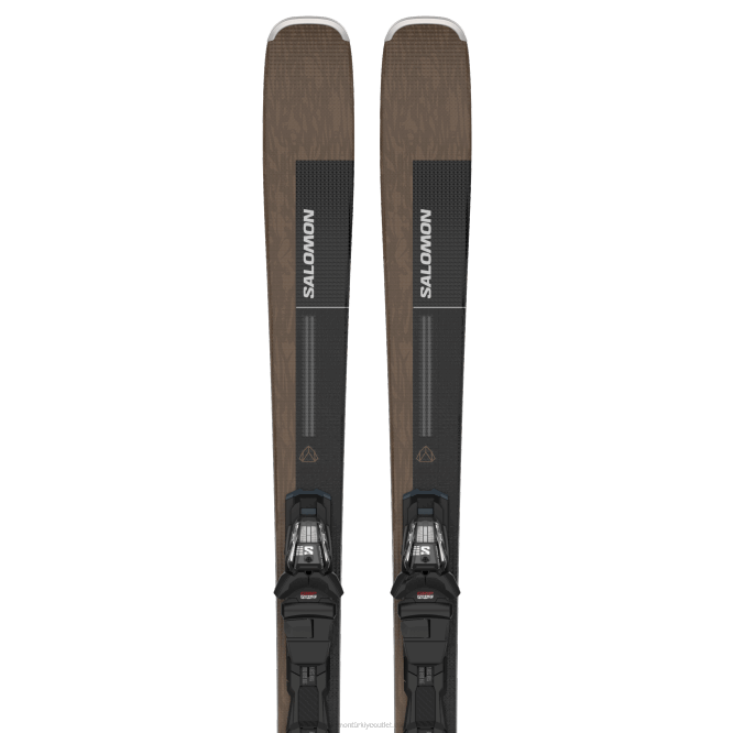 SalomonLF4H1021 bayanlar tüm dağ kayağı paketi - duruş 84 (ve m12) su samuru/siyah/gümüş metalik