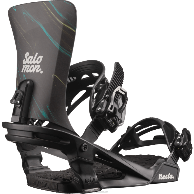 SalomonLF4H1327 kadın snowboard bağlamaları - nesta siyah